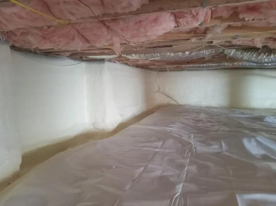 Crawl space encapsulation with closed-cell spray foam for Spray Foam Roofing in Bell Gardens